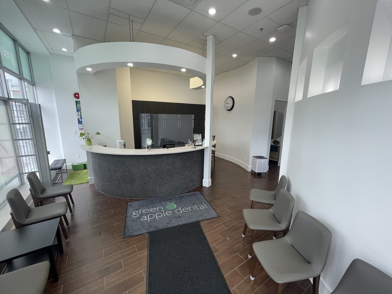 Inside the Green Apple Dental Newton clinic